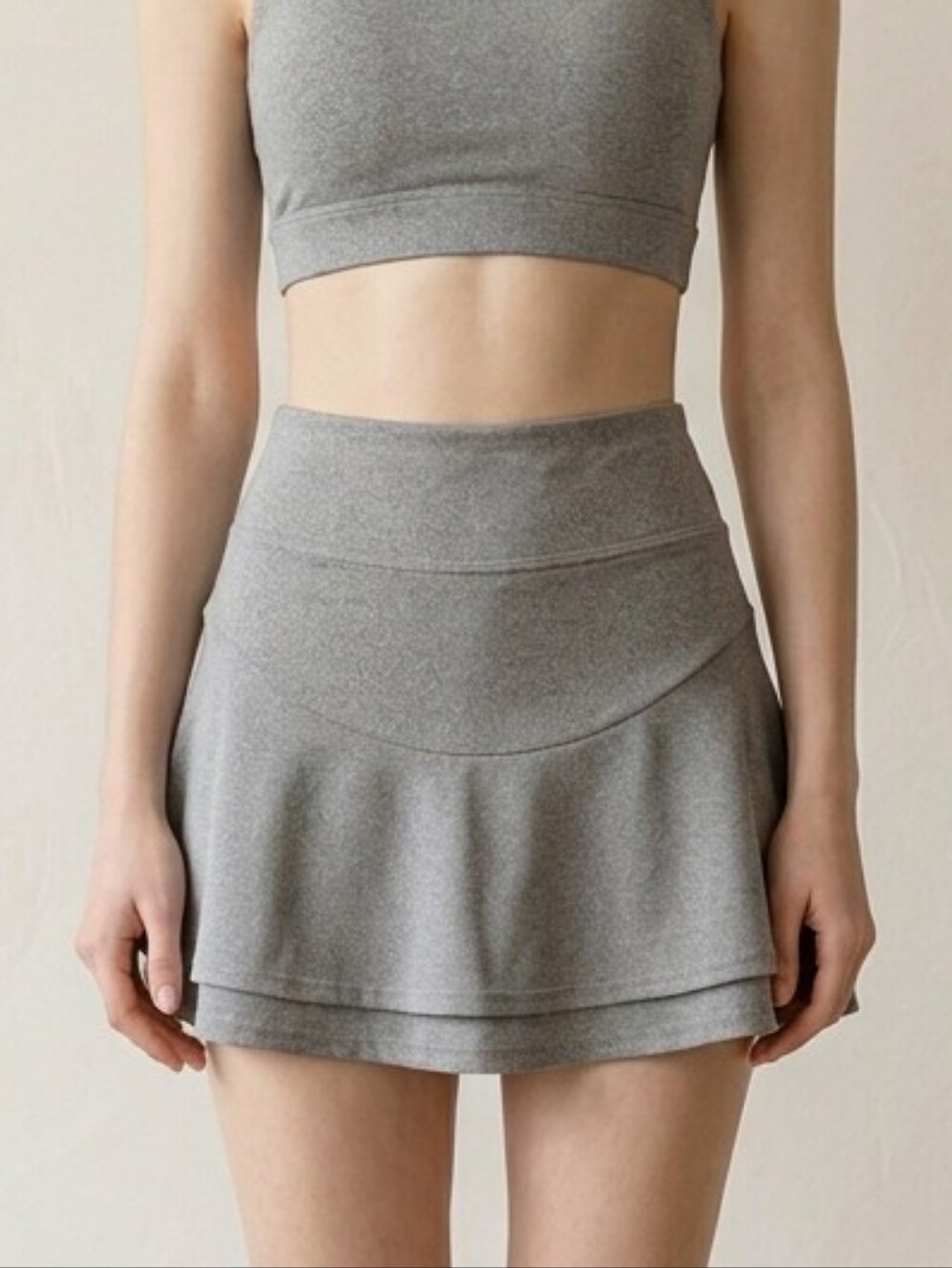 Gray Tennis Skort Kyodan With Inner Shorts